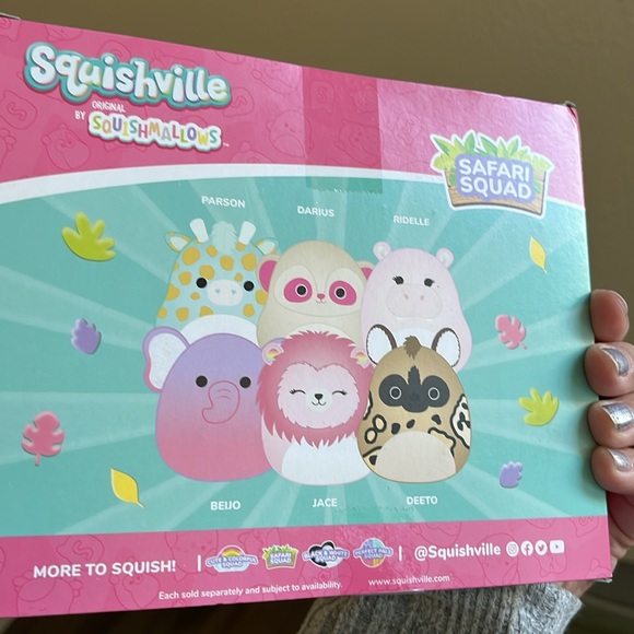 Squishville Safari Squad! by Squishmallows 6 in set! NEW in box - Picture 3 of 5